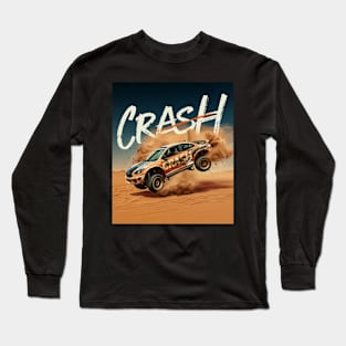 Car Crash Racing Stunt Long Sleeve T-Shirt